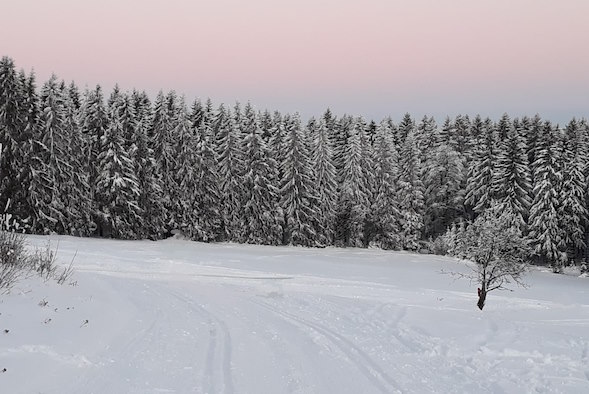 Oberes Vessertal im Winter